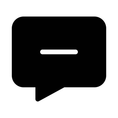 konuşma balonu simgesi, vektör illüstrasyonu