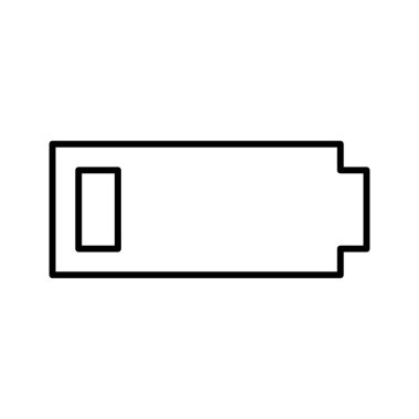 pil simgesi, vektör illüstrasyonu