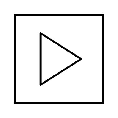 video simgesi, vektör illüstrasyonu  