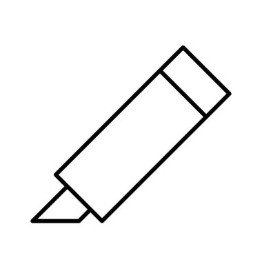 İşaretleyici simgesi, vektör illüstrasyonu