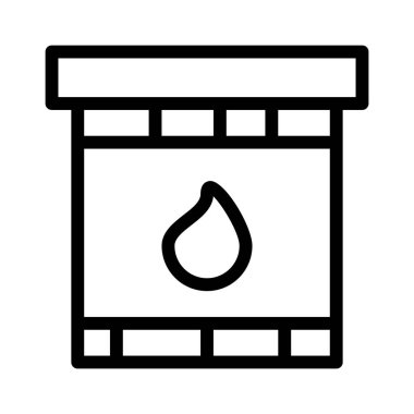 Ateş simgesi, vektör çizimi