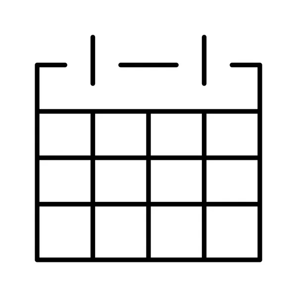 日历图标 矢量插图 — 图库矢量图片