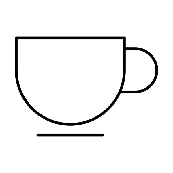 Ikona Kawy Ilustracja Wektora — Wektor stockowy