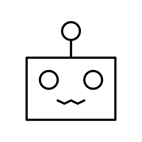 Icono Del Robot Ilustración Vectorial — Vector de stock