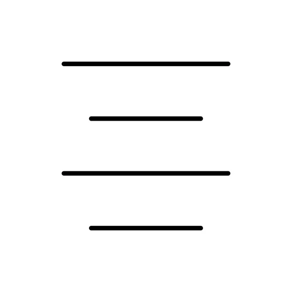 对齐图标 矢量插图 — 图库矢量图片