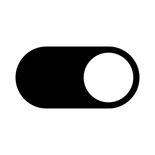 Switch Settings Interface Icon Vektorillustration — Stockvektor