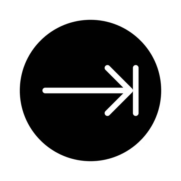 Nächstes Pfeil Symbol Vektor — Stockvektor