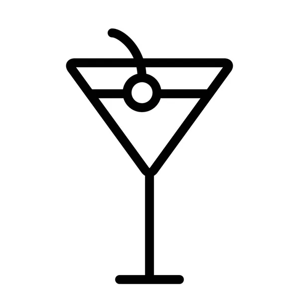 Icône Martini Illustration Vectorielle — Image vectorielle