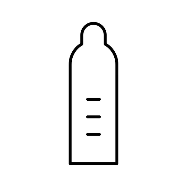 Fles Pictogram Vector Illustratie — Stockvector