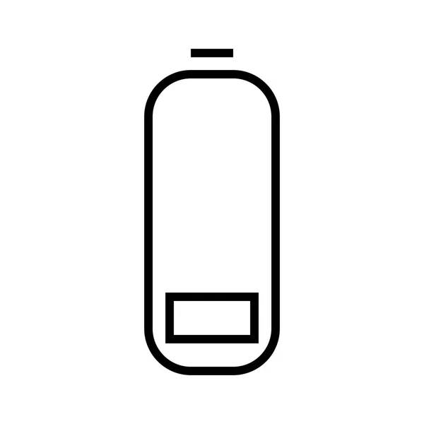 Batterij Pictogram Vector Illustratie — Stockvector