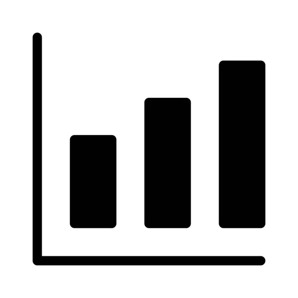 Icono Analítica Estadística Ilustración Vectorial — Vector de stock