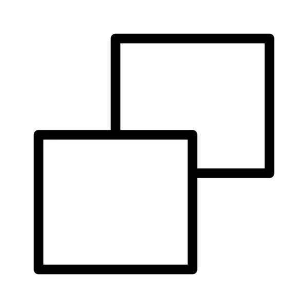 Dupliziertes Inhaltssymbol Vektorillustration — Stockvektor