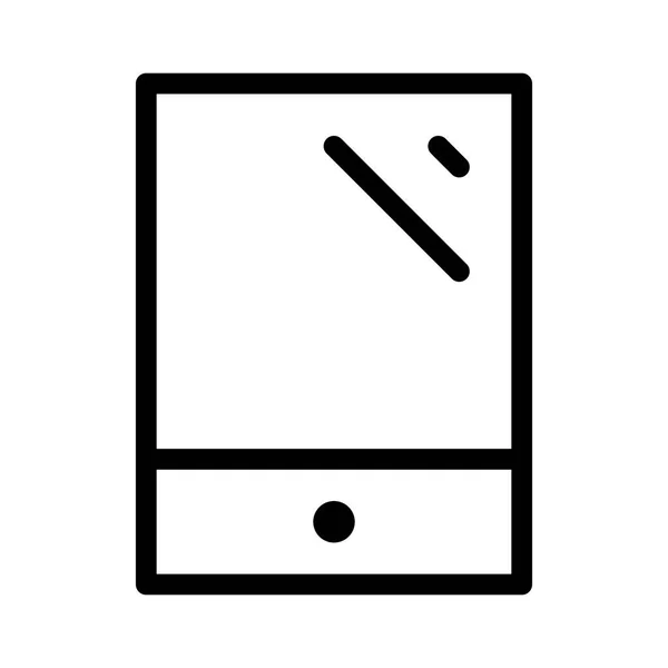 Tablet Media Symbol Vektorillustration — Stockvektor