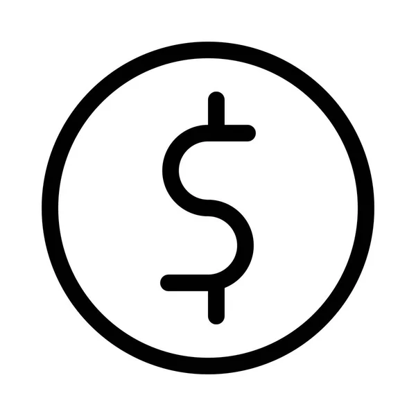 Ikona Pieniądza Ilustracja Wektora — Wektor stockowy