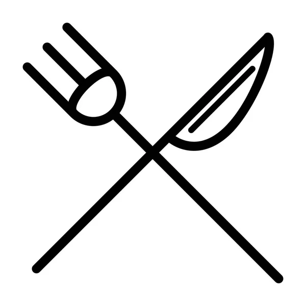 Иконка Ресторана Векторная Иллюстрация — стоковый вектор