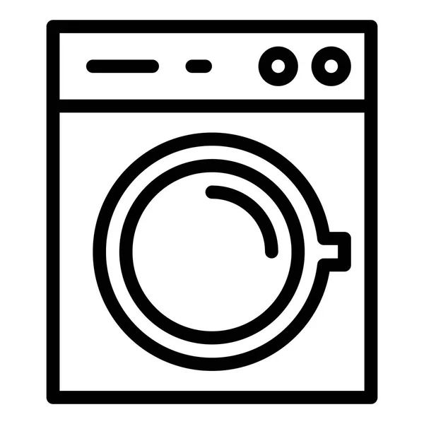 Washing Maschine Icon Vector Illustration — Stock Vector