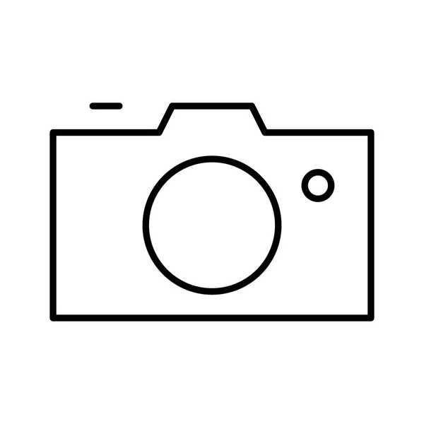 Foto Camera Icoon Vector Illustratie — Stockvector