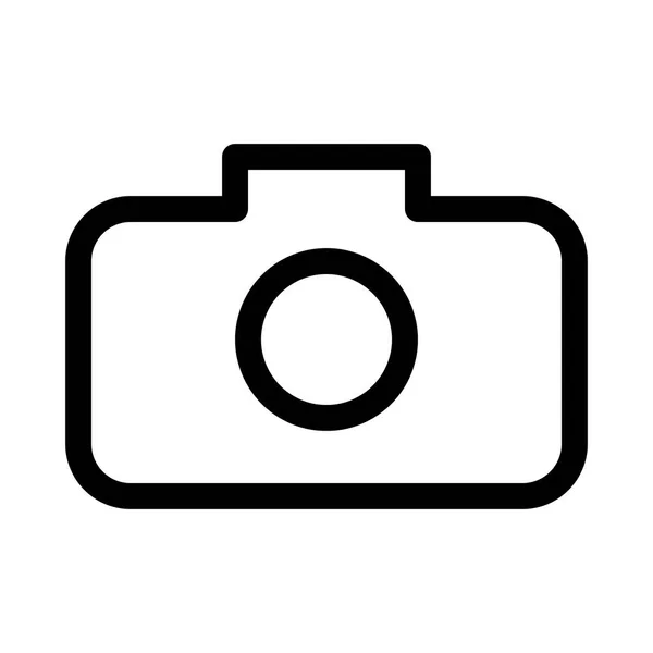 Icona Della Fotocamera Fotografica Illustrazione Vettoriale — Vettoriale Stock