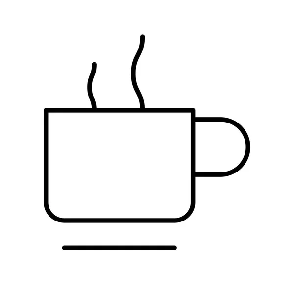 Icono Del Café Ilustración Vectorial — Archivo Imágenes Vectoriales