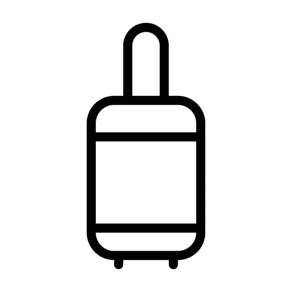 Luggage Hotel Icon Vector Illustration — Stock Vector