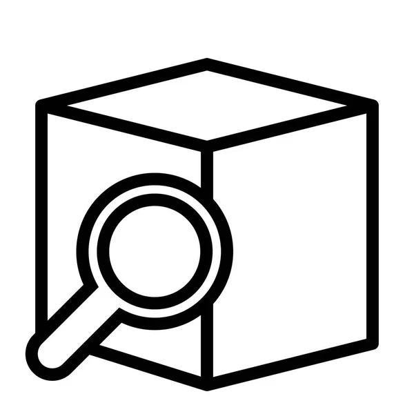 Paketsymbol Vektorillustration — Stockvektor