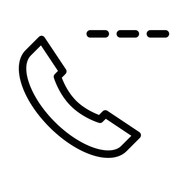 Telefon Ikon Vektor Illustration — Stock vektor