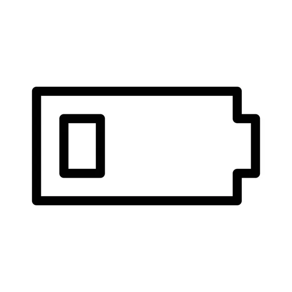 Batterij Pictogram Vector Illustratie — Stockvector