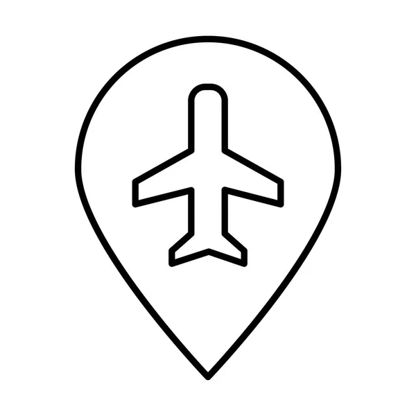 Піктограма Аеропорту Векторні Ілюстрації — стоковий вектор
