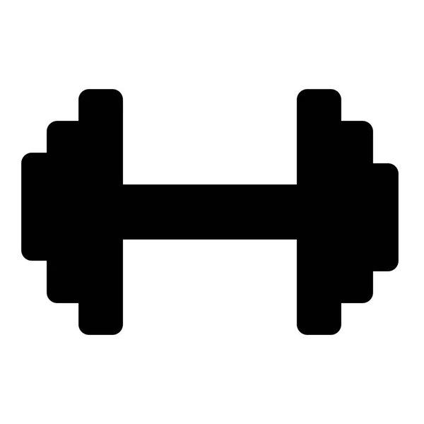 Gewicht Gym Pictogram Vector Illustratie — Stockvector