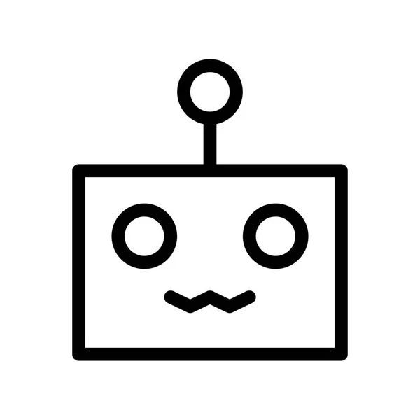 Icono Del Robot Ilustración Vectorial — Archivo Imágenes Vectoriales