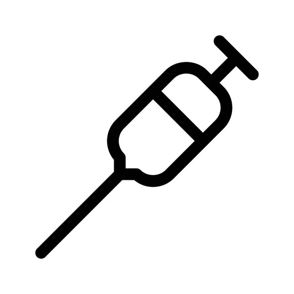 Injectiespuit Icoon Vectorafbeelding — Stockvector