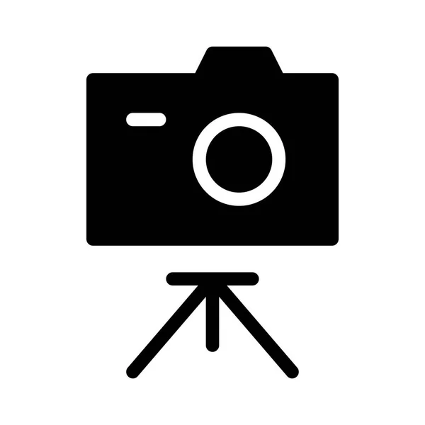 Icona Della Fotocamera Fotografica Illustrazione Vettoriale — Vettoriale Stock