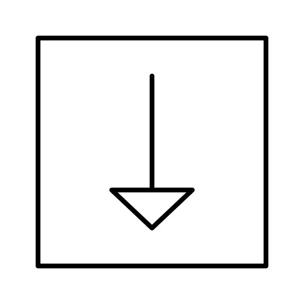 向下箭头图标 — 图库矢量图片