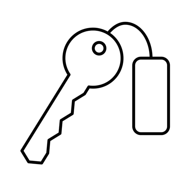 Icono Seguridad Clave Ilustración Vectorial — Vector de stock