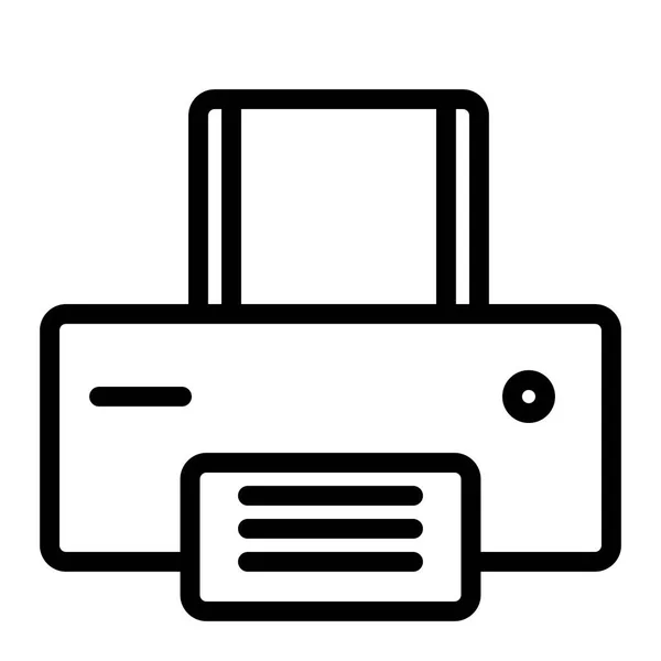 Printer Icoon Vector Illustratie — Stockvector