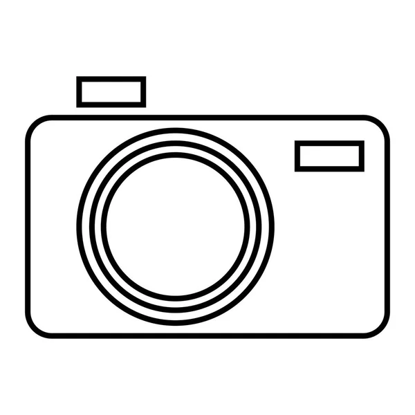 Icona Della Fotocamera Fotografica Illustrazione Vettoriale — Vettoriale Stock