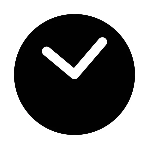 Reloj Tiempo Icono Sobre Fondo Blanco Vector Ilustración — Archivo Imágenes Vectoriales