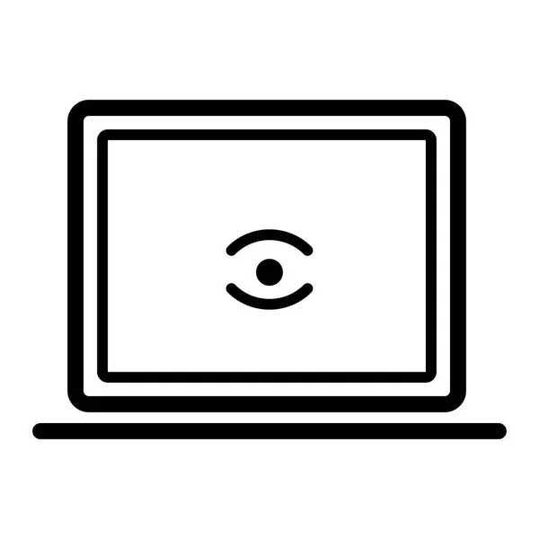 Big Brother Computer Icon Vector Illustration — Stock Vector