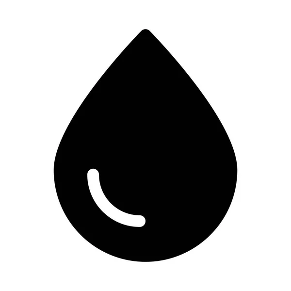 Gota Icono Sangre Ilustración Vectorial — Vector de stock