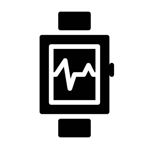 Pulse Watch Heart Medicine Ícone Ilustração Vetorial — Vetor de Stock