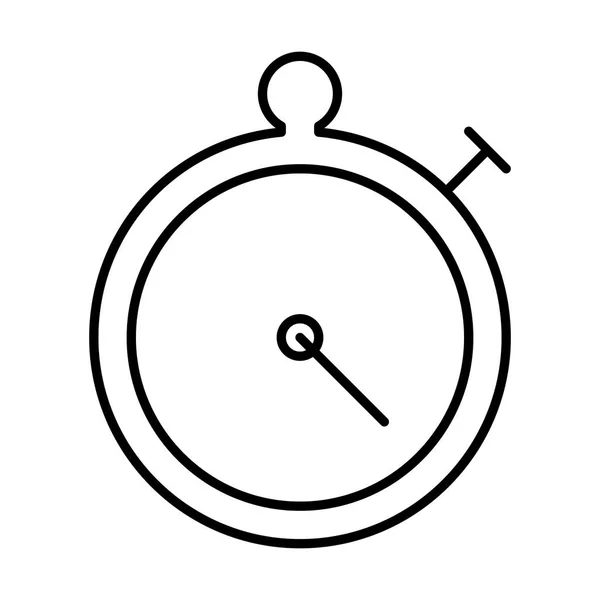 Timer Icoon Witte Achtergrond Vector Illustratie — Stockvector