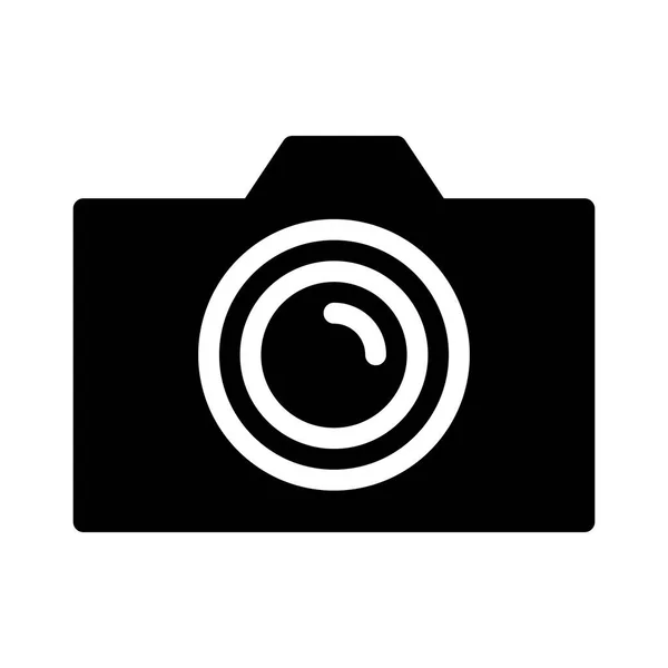Foto Kamera Symbol Vektorillustration — Stockvektor