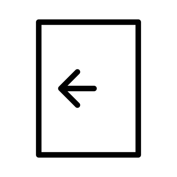 Logout Konto Web Interface Symbol Vektorillustration — Stockvektor