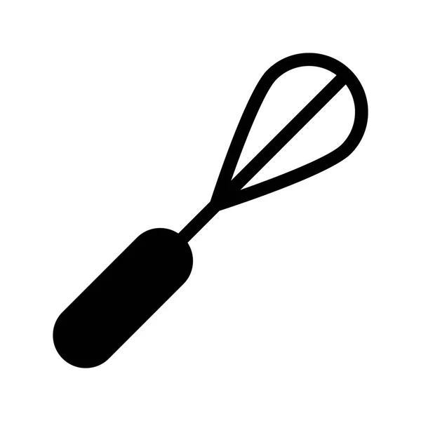 Cocina Whisk Icono Vector Ilustración — Vector de stock