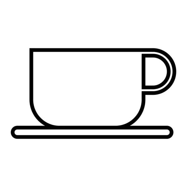 Icono Del Café Ilustración Vectorial — Archivo Imágenes Vectoriales