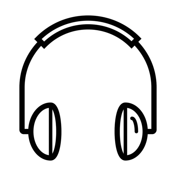 Kopfhörer Symbol Vektorabbildung — Stockvektor