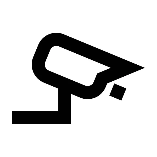 Ícone Câmera Segurança Ilustração Vetorial — Vetor de Stock