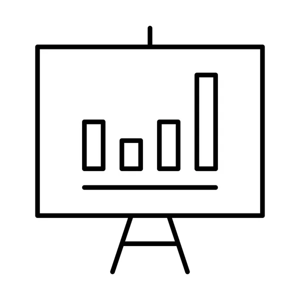 Icône Diagramme Barres Illustration Vectorielle — Image vectorielle