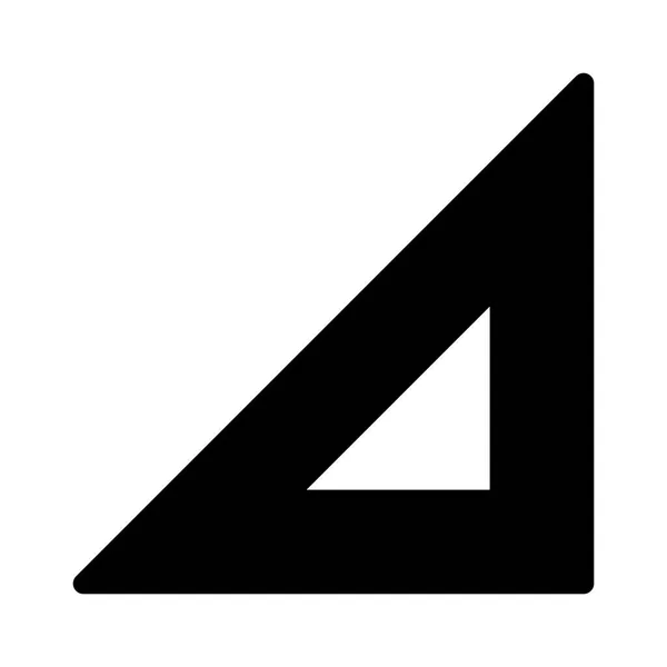 Símbolo Educação Ícone Triângulo Ilustração Vetorial — Vetor de Stock