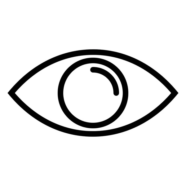 Ícone Olho Humano Vetor —  Vetores de Stock
